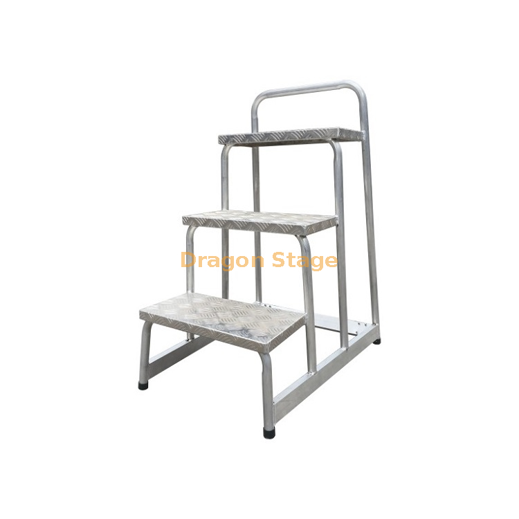 铝合金踏步梯凳踏步桌移动梯二、三、四步铝合金台阶非标家用爬梯