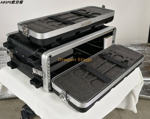 黑色 ABS 3U310 航空箱扬声器接收器 19 英寸音频高冲击 Abs 外壳