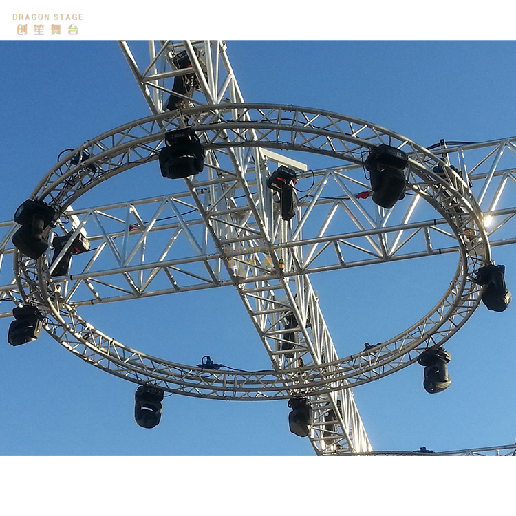 便携式20英尺圆形桁架显示屏